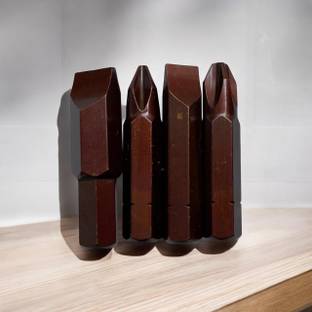 Gadariya King 4 Pcs Impact Driver Bits Size PH2, PH3, SL8, SL10
