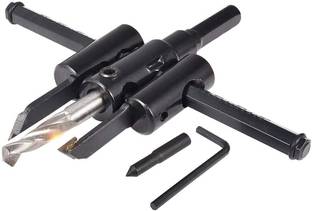 AS TOOL CENTER 30-120mm Adjustable Circle Hole Cutter Drill Bit plastic and light metals