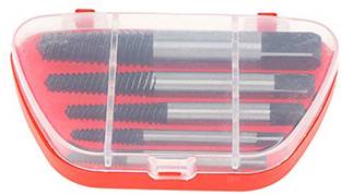 Kshivi 5 Pcs Set Damaged Broken Screws Extractor Removal Tool Damaged Bolts Screws Drill Bits Screw Drivers