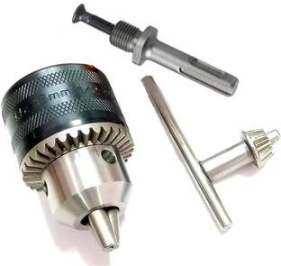 Kiesh DC050 Drill Bits 13mm Drill Chuck for Drill Machine and Rotary Hammer With SDS Adaptor Key Set Female 1/2" 20 Unf