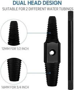 uptodatetools Double-Head Tap Faucet Screw Extractor 1/2-Inch 3/4-Inch