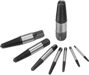 uptodatetools 8Pcs Screw Extractor Set Screw Puller Damaged Screws 4-45mm Remover Tools Hand Tools Set Car Repair Tool 8Pcs Screw Extractor Set Screw