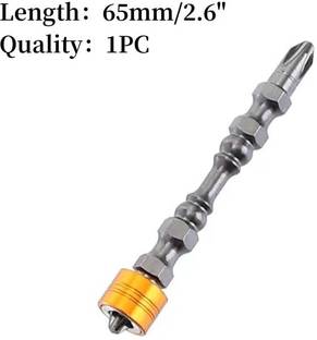 KMECOMM 65mm/110mm Screwdriver Bit Set Phillips Double Head PH2