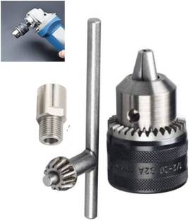 Kiesh Drill Chuck for Angle Grinder and Drill Machine With Converter Nut 1/2" 20 Unf DCHAD04 13mm Drill Bits Rotary Tool