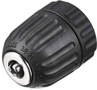 NITYA 3/8 Keyless Drill Chuck Hex Shank Adapter 0.8-10mm 3-Jaw for Automotives, Garages, Warehouses, Offices, Homes