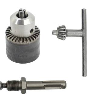 Hillgrove Best Quality 13mm Drill Chuck with SDS Plus Adaptor Key Set Female 1/2" 20 UNF 13mm Drill Chuck