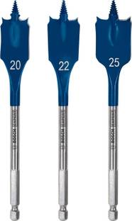 BOSCH Professional 3-Piece Wwood Drill Bit Set, 20/22 / 25mm