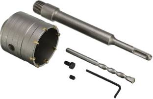 Digital Craft 65 mm Air Conditioner Punch Reamer SDS Plus Shank Hole Saw Cutter Concrete Cement Stone Wall Hollow Drill Bit with Wrench