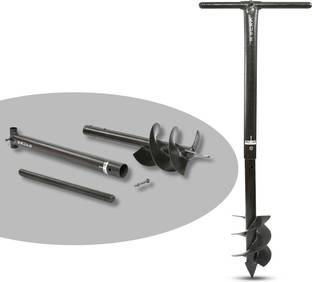 TADSO-LID Post Hole Adjustable Auger Black Post Hole adjustable digger blade auger, adjustable blade auger black, garden blade auger, soil digging blade auger, garden soil digging tool