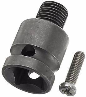 AS TOOL CENTER 1/2 inch Drill Chuck Adaptor for Impact Wrench Conversion 1/2-20UNF Quick Change Power Tool