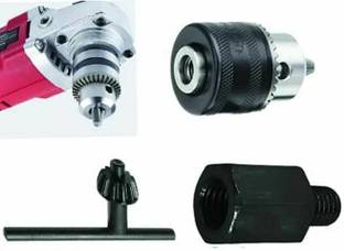 Tanya 13Mm Drill Chuck Size 1-13Mm Drill Chuck with Sds Adaptor Key Set Female 1/2" 20 Unf