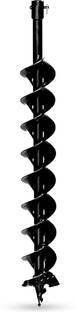 Balwaan Krishi Earth Auger Double Sprial 4' Inch Planter Use for Drilling in Farms, Fence Post Holes and Planting Trees