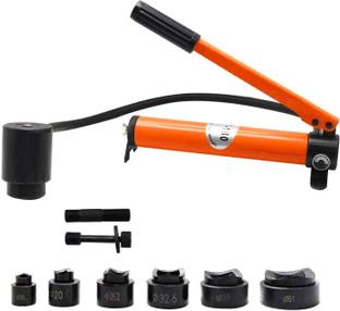 VOLTZ SYK-8A Hydraulic Knock Punches Professional 16-51mm 8T Metal Hole Kit (6 DIES) SYK-8A Hydraulic Knock Punches Professional 16-51mm 8T Metal Hole Kit