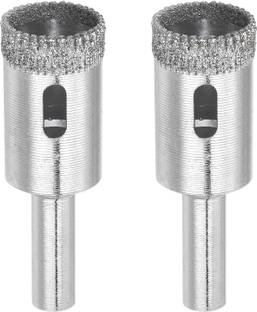 AS TOOL CENTER 2pcs Diamond Drill Bits 18mm Serrated Hollow Core Hole circle from glass, tiles, marble, granite, ceramic 5PCS