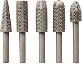 Bluedeal High Speed Metal File Burr Drill Bit Set Metal Working Rasps 1/4" / 6.35mm High Speed Metal File Burr Drill Bit Set Metal Working Rasps 1/4" / 6.35mm