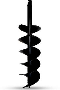 Balwaan Krishi Earth Auger Double Sprial 6' Inch Planter Use for Drilling in Farms, Fence Post Holes and Planting Trees
