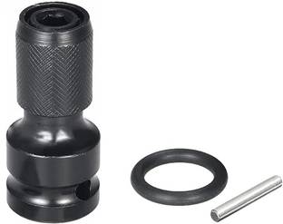 uptodateprouducts 1/2-Inch Square Drive to 1/4-Inch Hex Female Socket Adapter Converter Chuck Adaptor for Impact and Ratchet Wrenches