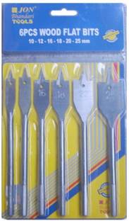 JON BHANDARI 6pcWFB FLAT WOOD BIT SET
