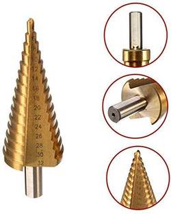 BOLT HSS Step Cone Drill Set 3-Piece Set 4-12mm/4-20mm/4-32mm,