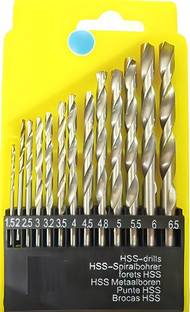 ZIODIC Drill Bits Set High Speed Steel Twist 13 Bits Auger Drill Bits
