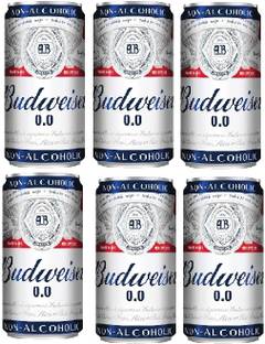 Budweiser Non Alcoholic Can ( Imported ) ( Pack of 6 )
