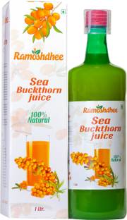 Ramoshdhee Sea Buckthorn Juice 1L | Himalayan Berries |Rich Omega 3,6,9,7 | Vitamin C Rich