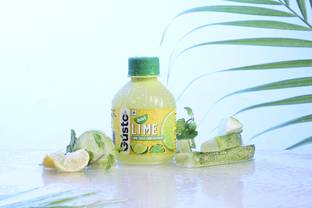 Gusto Foods Green Lime Juice Concentrate Equivalent to 60 Natural Lime, Instant Fruit Drink