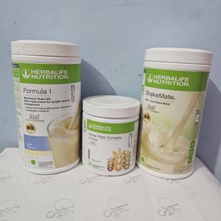 HERBALIFE WEIGHT LOSS COMBO KULFI SHAKE,ACTIVE FIBER COMPLEX, SHAKEMATE 500GM JUICE