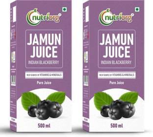 Nutriorg Jamun Juice 500ml - Made from 100% Fresh Organic Jamun