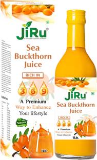 JiRu Sea Buckthorn Juice | Himalayan Sea Berry |Omega 3,6,9,7 |Vitamin C Organic