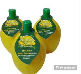 nimboo ras Pure Lemon Juice Concentrate (Pack of 3)