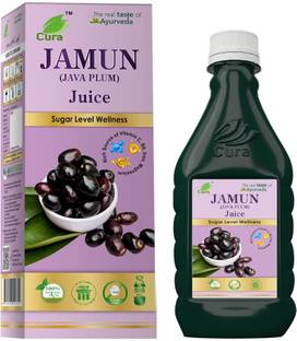 Cura Jamun Ras (Juice) | Organic 100% Natural & Pure(500mlx2)