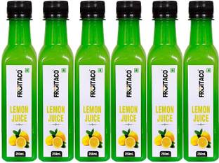 fruitaco Yellow Lemon Juice High in Vitamin C Ideal for daily use in Coocking