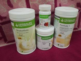 HERBALIFE FORMULA,1-VANILLA-PPP-200GM-AFRESH-KASHMIRIKHWA-SHAKE MATE