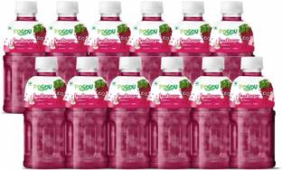 POGOU Red Grape Juice with NATA De Coco | Energy Booster Drink| Real Natural Taste