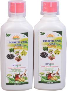 Sunchan Group Dibetic Sugar Balance Jamun Karela Juice Pure Oraganic Herbal 500 x 2 ML
