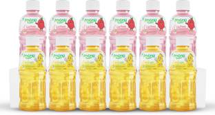 POGOU Mango & Lychee juice with NATA De Coco-Energy Booster Drink | Real Natural Taste