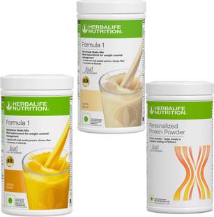 HERBALIFE Formula 1 Shake Mango And Vanilla Flavours+ pernsonalized Protein Powder 400Gram