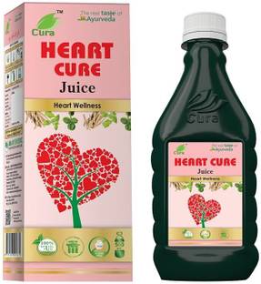 Cura HEART CURE JUICE | Blend of arjuna & ashwagandha | Healthy Heart I 500 ml