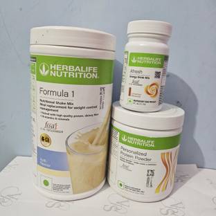 HERBALIFE FORMULA-1 WEIGHT LOSS COMBO KULFI500,PROTEIN200,CINNAMON AFRESH 50GM JUICE
