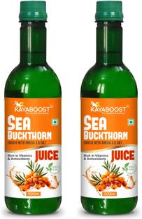 KAYABOOST Sea Buckthorn Juice | Himalayan Berry | Immunity Booster Supplement - Pack OF 2