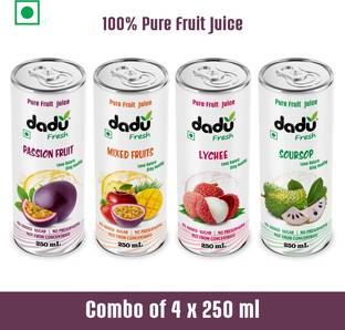 Dadu Fresh Soursop Juice, Passion Fruit Juice, Mixed Fruit Juice, Lychee Juice