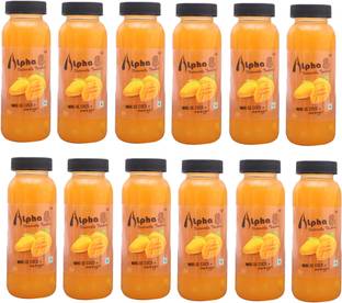 ALPHA 8 Mango Juice (24 x 200ml) Natural Energizer & Immunity Booster, Healthy Juice