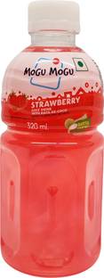 Mogu Mogu Strawberry Juice with Nata De Coco