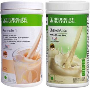 HERBALIFE Formula 1 Vanilla flavor (1000 gm) Protein Shake Mate(Vanilla, Unflavored)