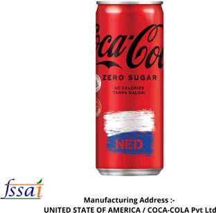 Coca-Cola Zero Sugar No Calories Soft Drink (IMPORTED FROM USA)