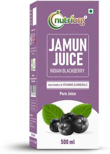 Nutriorg Jamun Juice 500ml - Made from 100% Fresh Organic Jamun