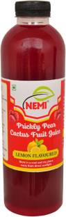 nemi Prickly pear cactus fruit juice with added sugar red colour Hemoglobine booster/100% herbal drink / HB+ 1LI )