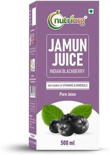 Nutriorg Jamun Juice 500ml - Made from 100% Fresh Organic Jamun