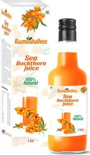 Ramoshdhee Organic Sea Buckthorn Juice For Immunity Booster Health Supplement Juice 1Ltr